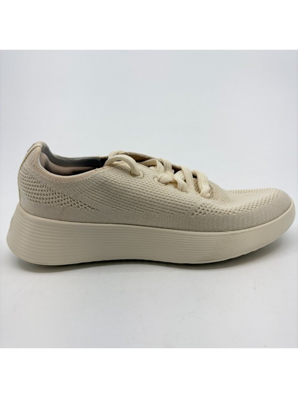 Allbirds Tree Runner Go Womens Size 7.5 Ivory Athletic Running Shoes Sneakers